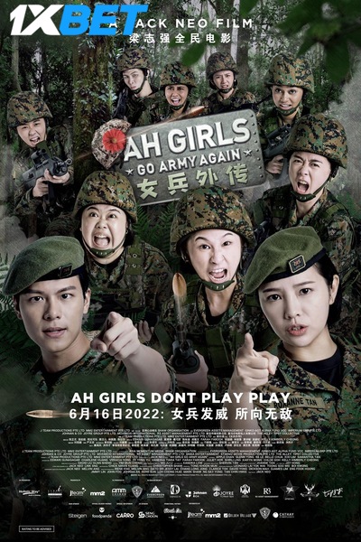 Download Ah Girls Go Army Again (2022) Hindi Dubbed (Voice Over) Movie 480p | 720p CAMRip