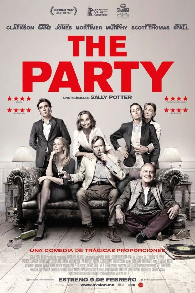 Download The Party (2017) English Movie 480p | 720p | 1080p Bluray ESub